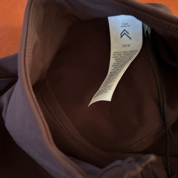 Oner Active Unified Jacket and Unified Wrap Leggings in Plum Brown - Picture 7 of 7